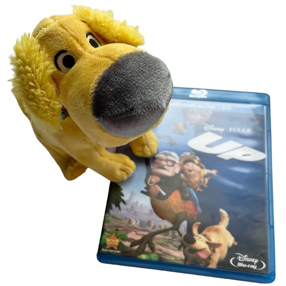 Disney Plush DUG Dog + UP Blu-Ray DVD Movie 3 Disc Set Disney Pixar Bonus - Picture 14 of 14